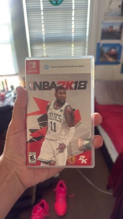 NBA 2K18 Nintendo Switch Game with the Nintendo Switch and Charger