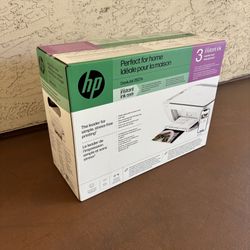 One New all-in-one wireless HP B/W and Color DeskJet 2827e printer scanner and copier with 2 Ink