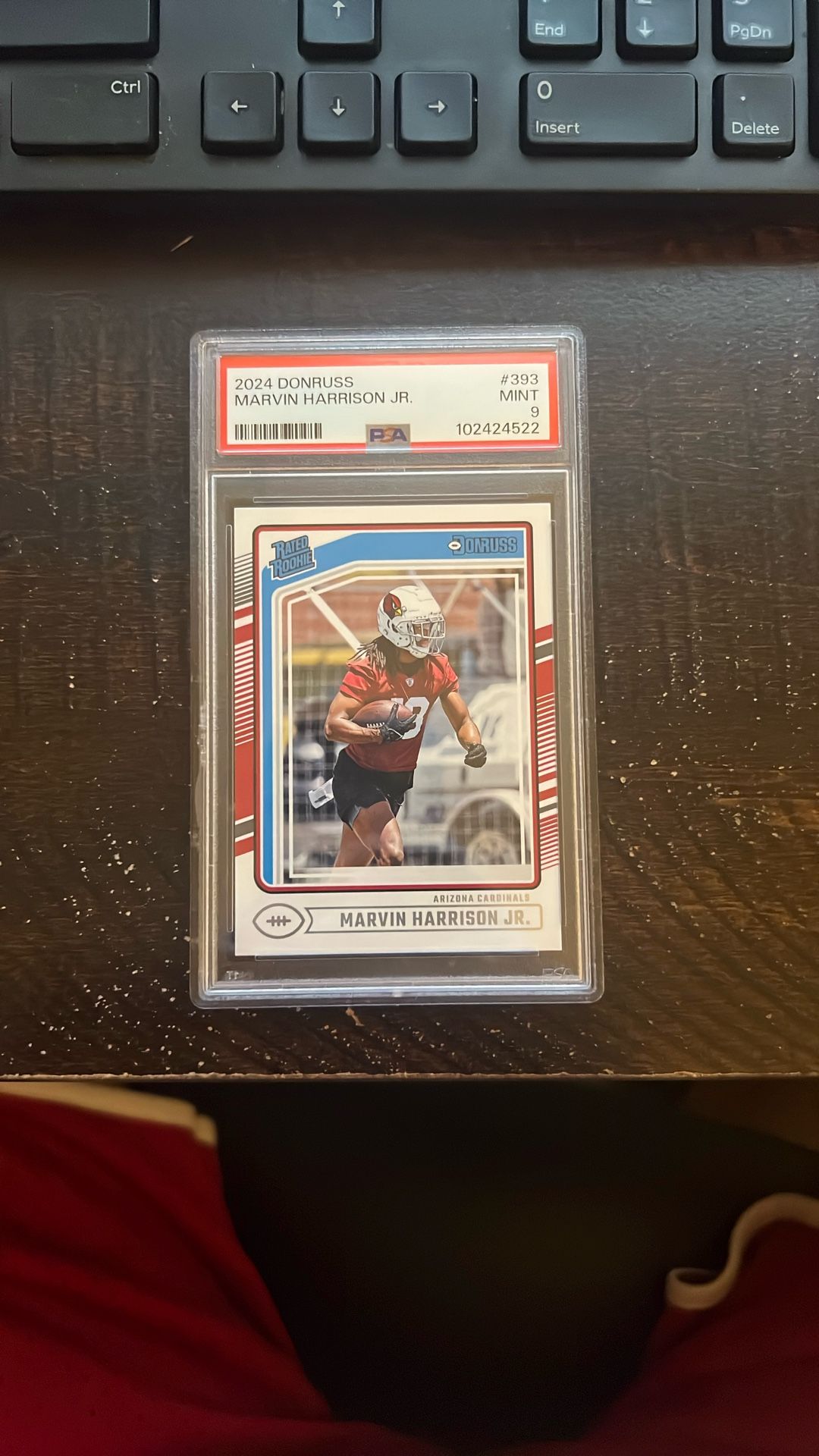 Marvin Harrison 2024 Donruss PSA 9
