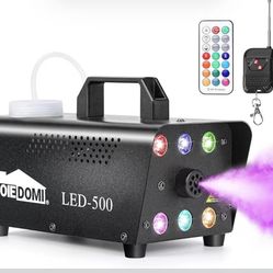 Joiedomi Halloween Fog Machine with 13 Colors,