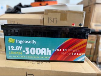 #30 12V 300Ah Lithium LiFePO4 Battery, 3840Wh Lithium Iron Phosphate Battery Built-in 200A BMS, 8000+ Deep Cycles &10-Year Lifetime 12Volt Batteries f