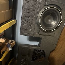 Ram Truck  Subwoofer Box w/subs 