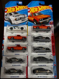 Hotwheels - supra Datsun 620 BMW honda prelude porche