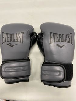 Everlast Powerlock Boxing Gloves – Grey / 14 oz