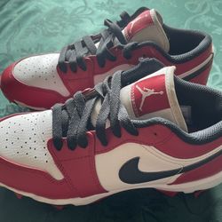 Jordan 1 Youth Football Cleats. Size 5.5Y