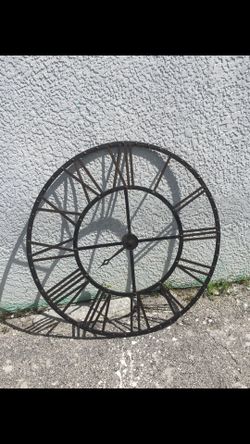 Antique clock decoration