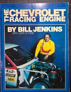 VTG  The Chevrolet Racing Engine 1976 Original Paperback Book by Bill Jenkins
