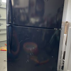GE Black Refrigerator 