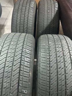 275/50/22. Four used tires Bridgestone please read description.