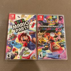 Nintendo switch games Mario kart party