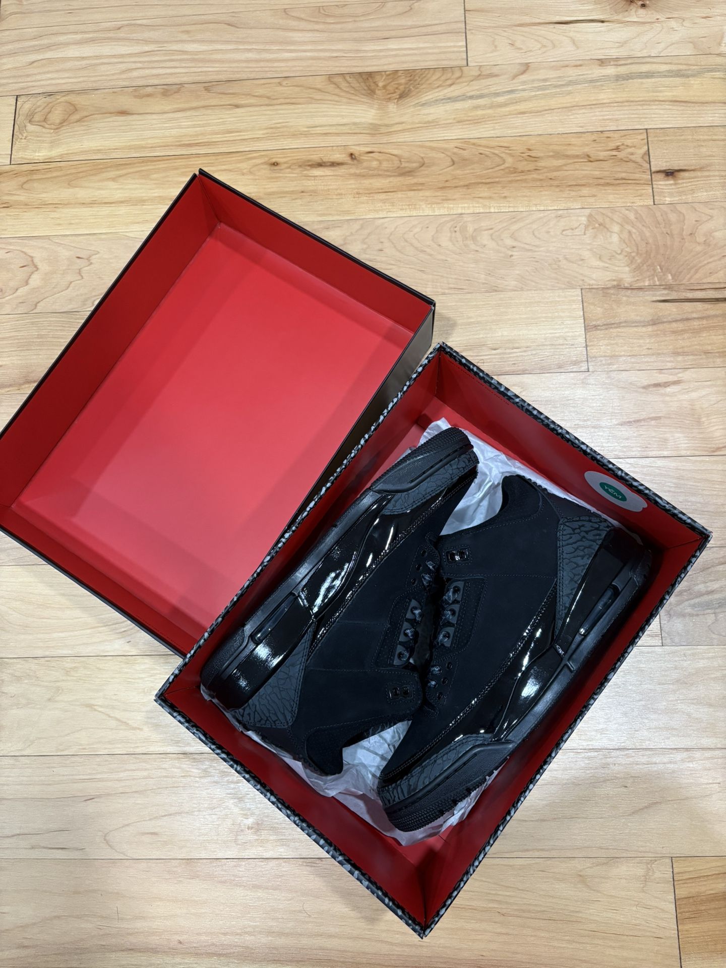 Jordan 3 Black Cat Sz 9