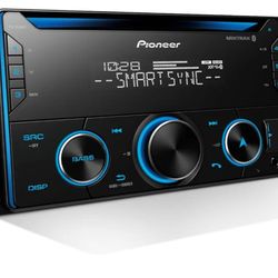 Pioneer FH-S520BT Double Din CD Receiver – Bluetooth, USB/AUX, FLAC, AM/FM Radio, 13-Band EQ, 50W x 4, Voice Control, Front, Rear/SW Selectable RCA Pr