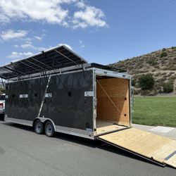 Solar Generator/Trailer 8.5x24ft With Battery Storage