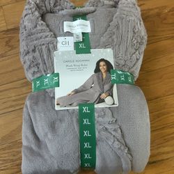 NWT Carole Hochman women plush robe Size XL