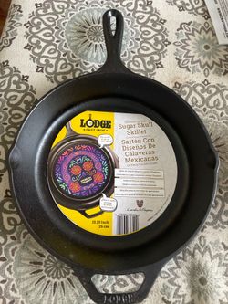 Sugar skull skillet