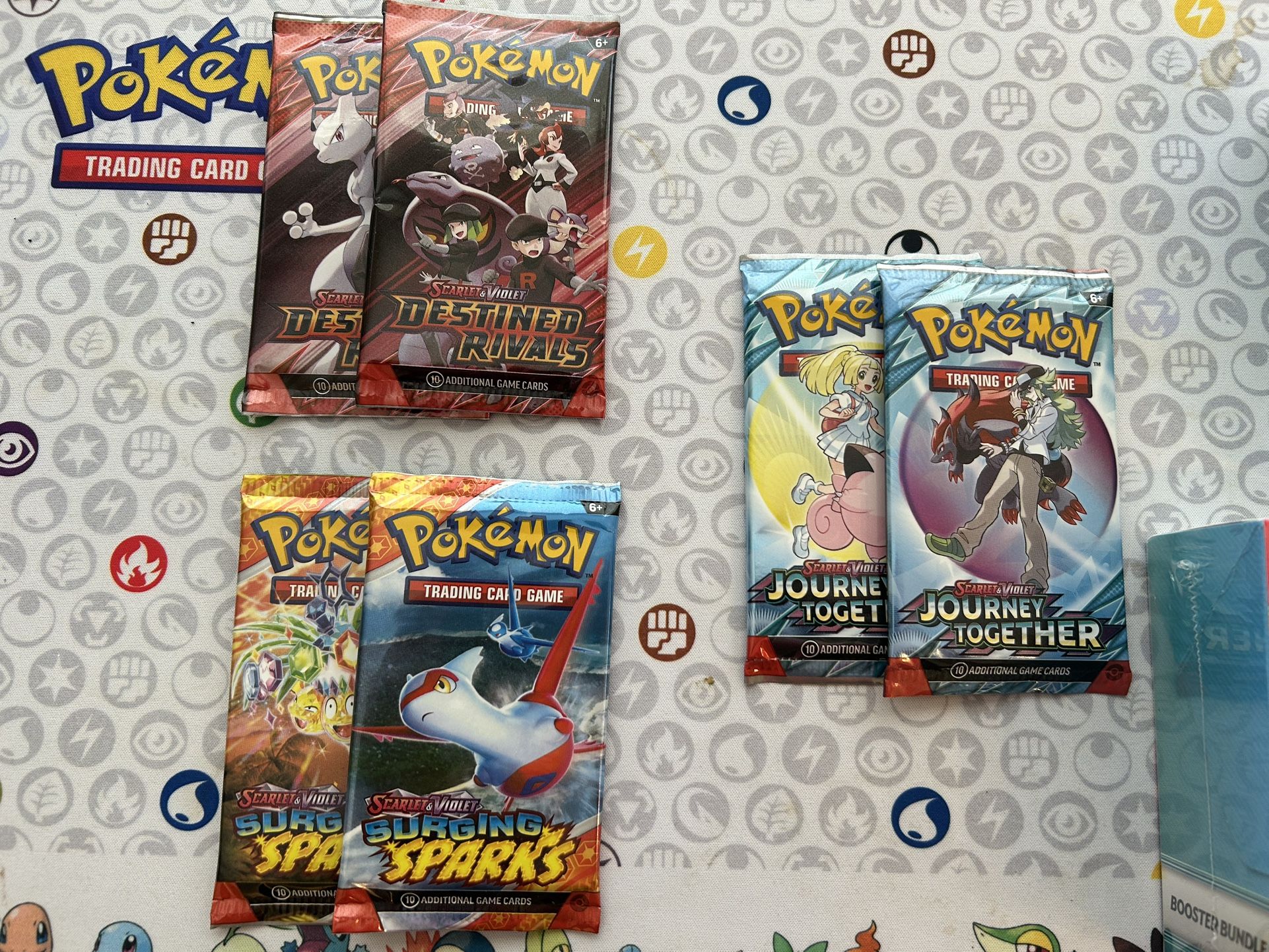 Pokemon Booster Packs - Rivals, Journey, Sparks