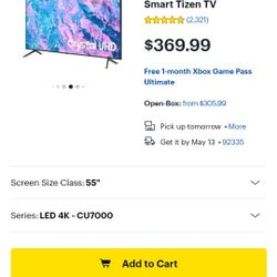 Samsung Crystal UHD 55 inch TV