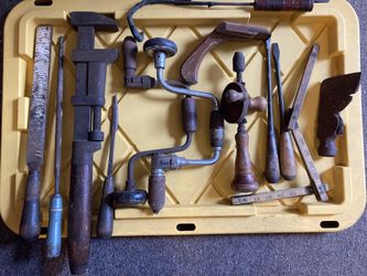 Vintage Tool. Lot Wooden Handles
