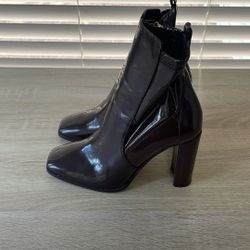 Chocolate Brown Heel Boots