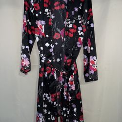 Silk Floral Robe $12 OBO