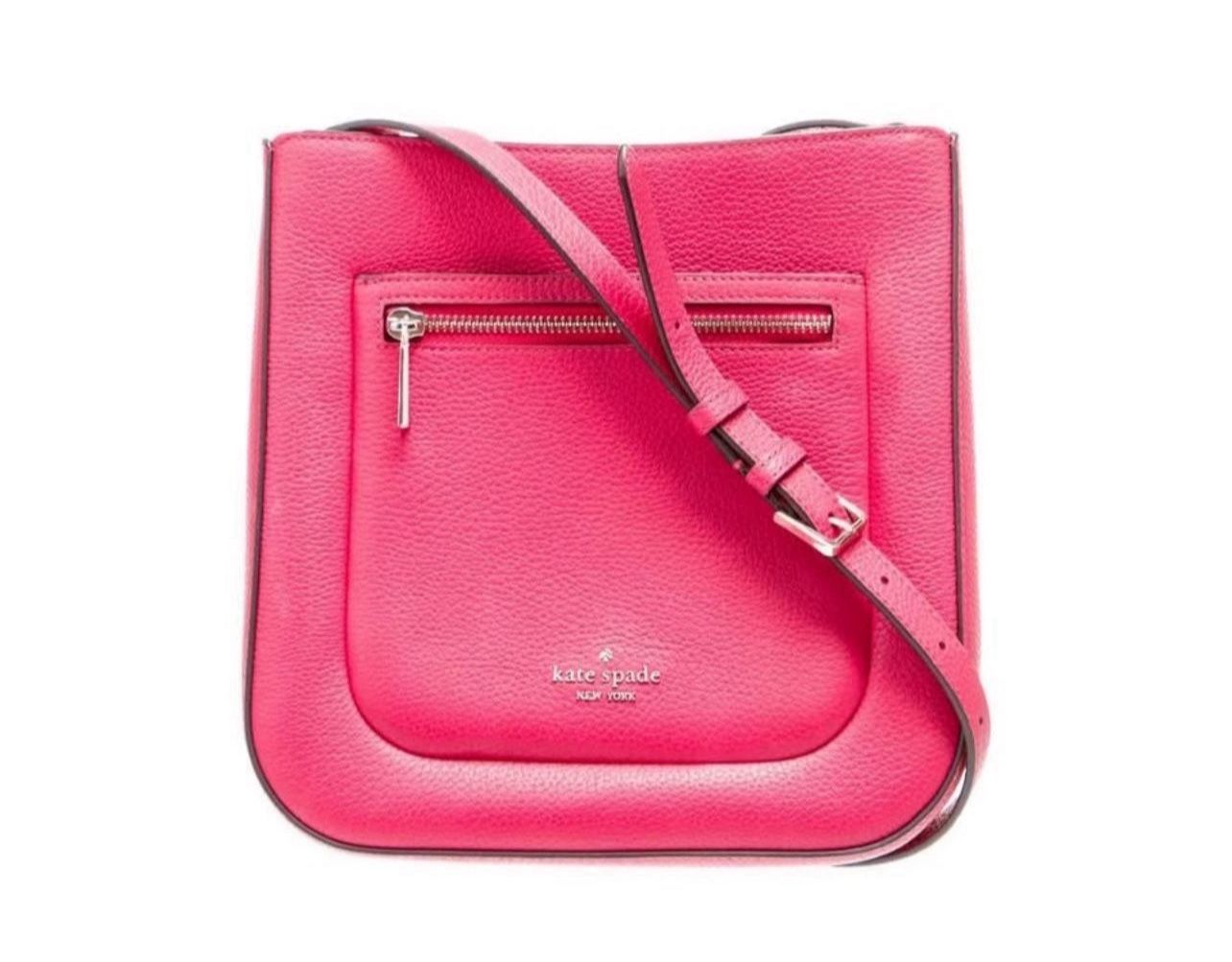 Kate Spade New York Pink Leather Crossbody Bag
