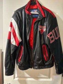 Vintage leather Chicago bulls jackets and other