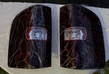 07-13 Chevy Silverado Smoke Red Tail Lights