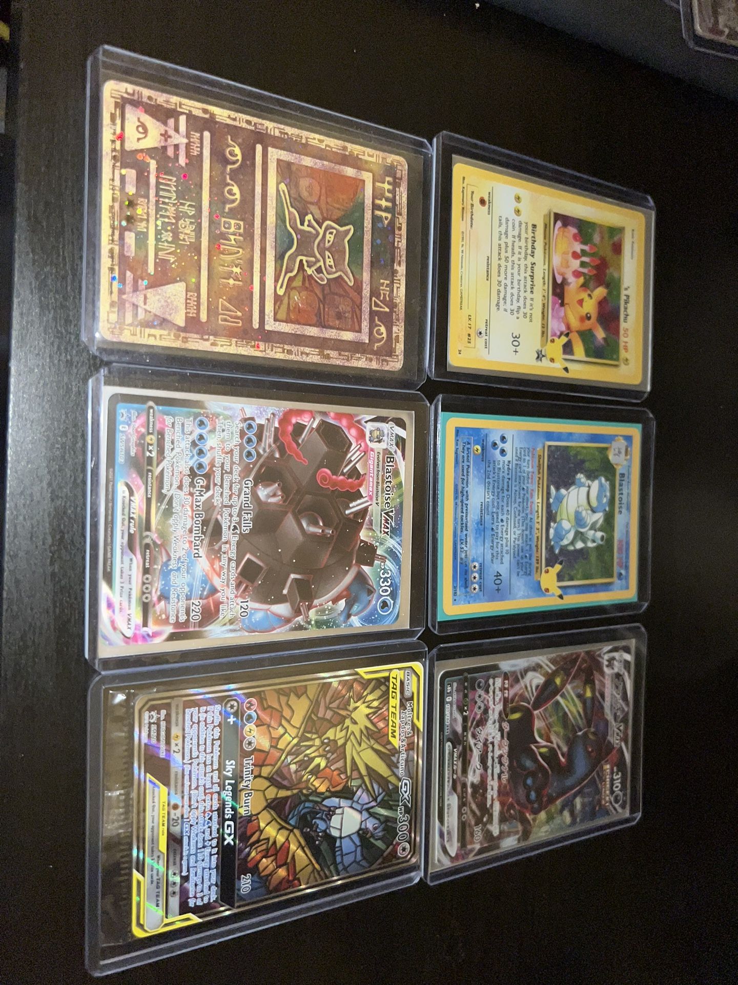 Set Of 6 Pokemon Cards
