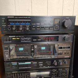 Kenwood Vintage  Audio System (6) Components
