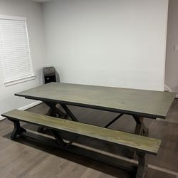 Custom Table & Bench 