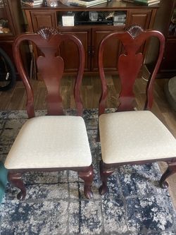 Queen Anne Dining Chairs Set of 4