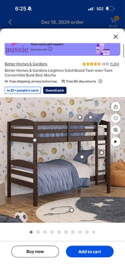 Double twin bed