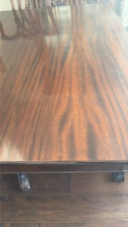Dining table and 6 chairs