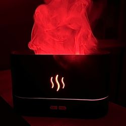 🔥 REALISTIC FLAME Aroma Diffuser – LED Fire Mist Humidifier