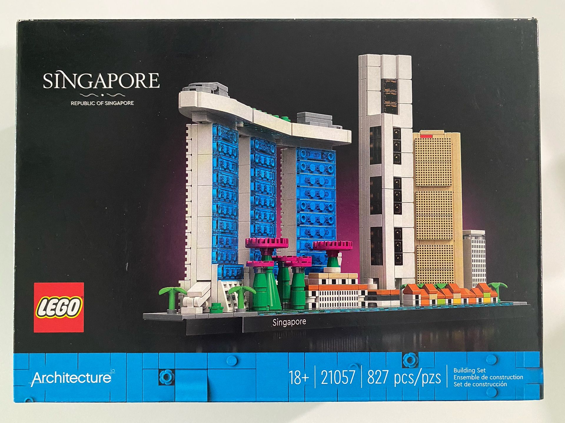LEGO 21057 Architecture Singapore Model . New