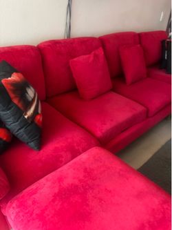 Red couch Red couch