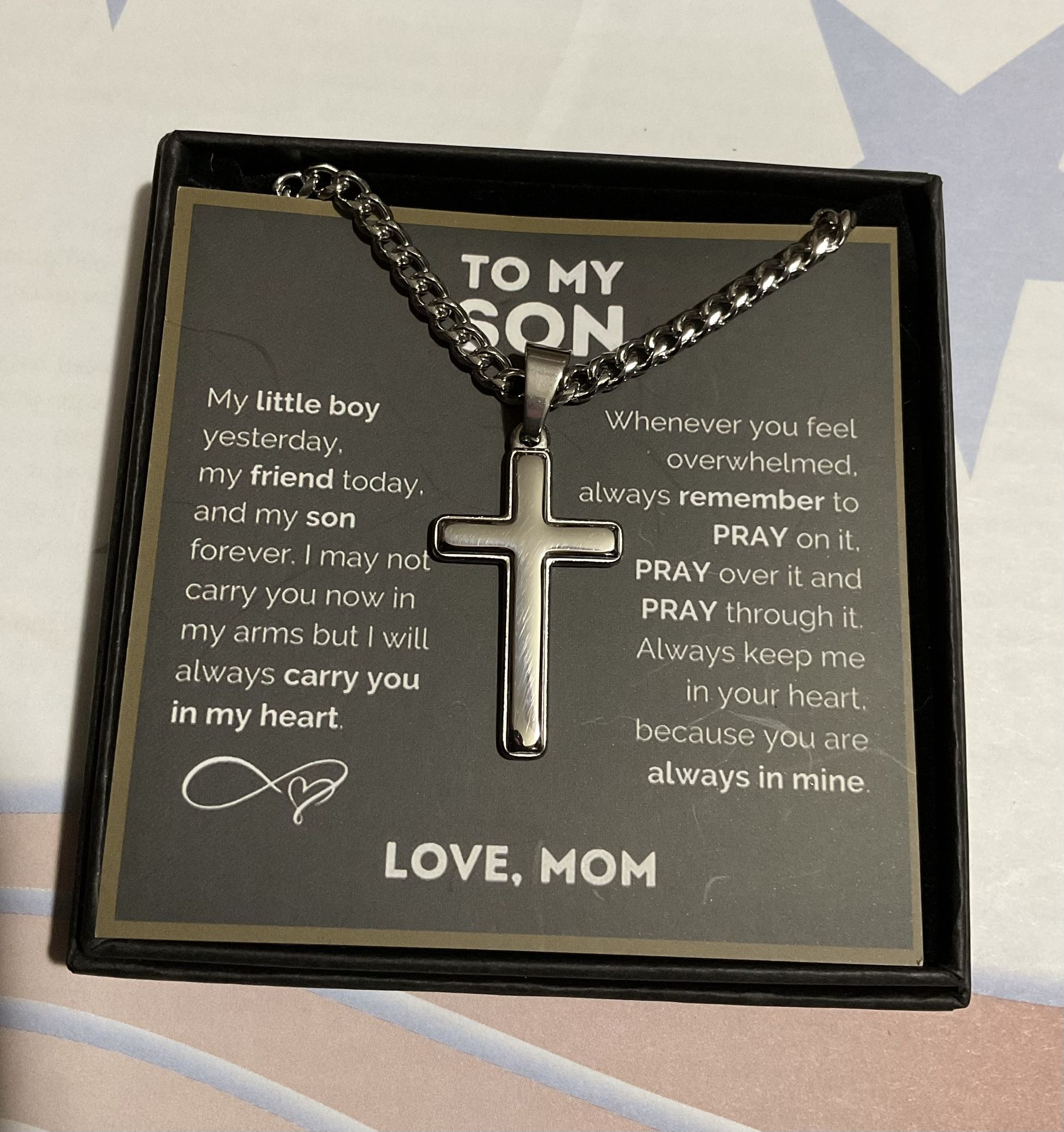 New Cross On Chain TO SON LOVE MOM