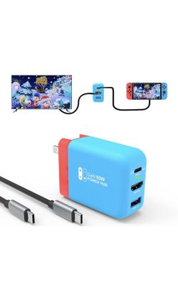 65W Portable Switch Dock Charger for Nintendo Switch