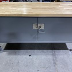 Uline Standard Maple Cabinet Workbenches 60” x 30”