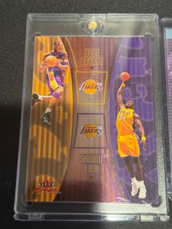 Kobe and Shaquille Fleer Card