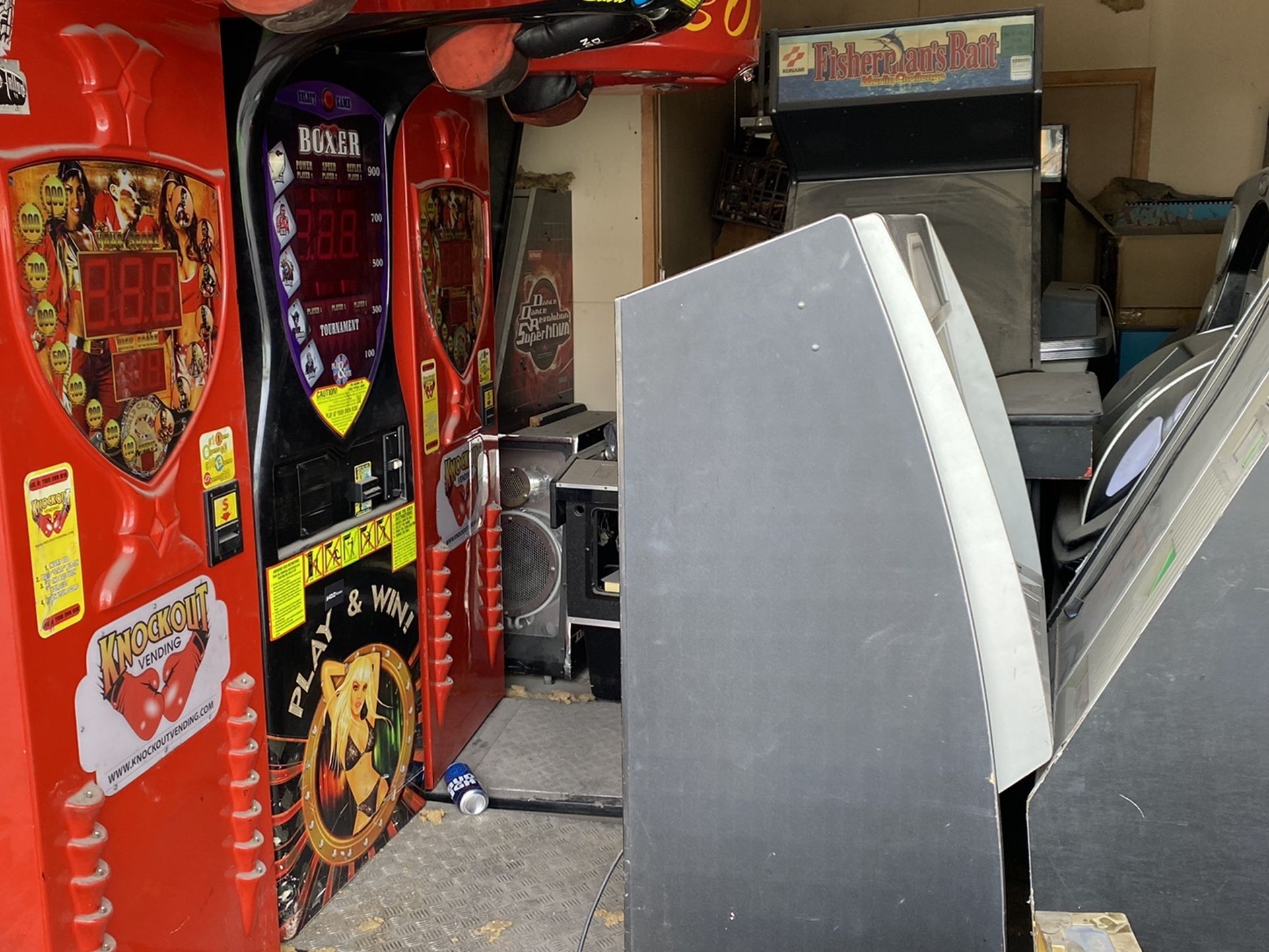 Knockout Vending Coin Operated Boxing Punching Arcade Game