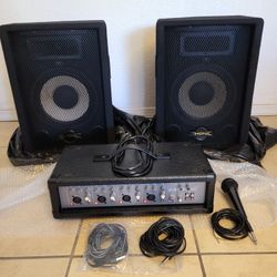 Brand-new PA sound system. READ DESCRIPTION