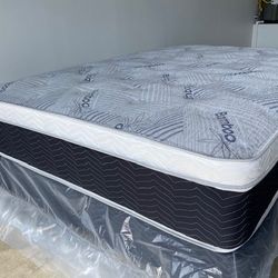 Full Euro Bamboo Orthopedic Pillow Top!!
