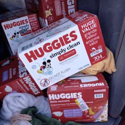 Huggies & Pampers Diapers And Wipes (All Sizes)