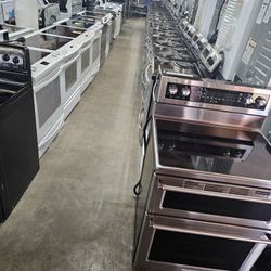 Huge Sale Warehouse Full Of Nice Like Brand New Washer Dryer Fridge Stove Oven Stackable Free Warranty Only 44for Financing 90day TO Pay 