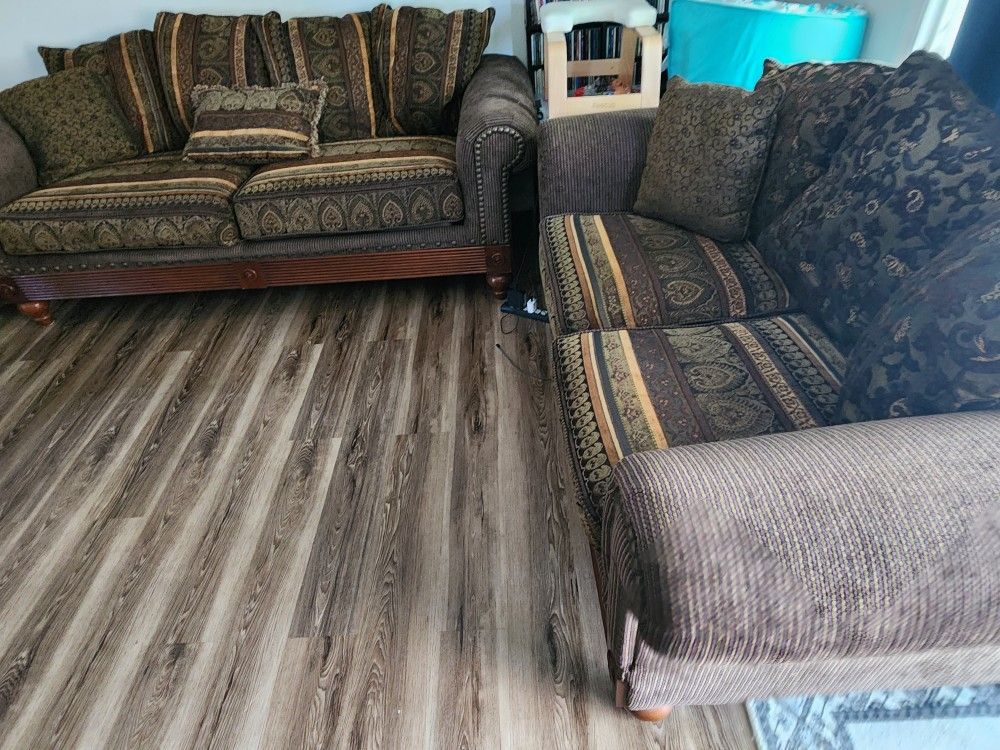 Couch And Love Seat Set