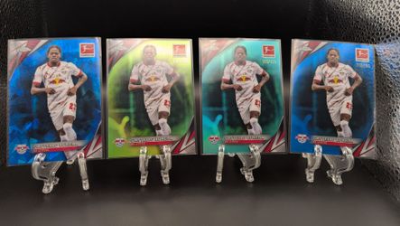 Castello Lukeba Topps Chrome Bundesliga Card Lot x4