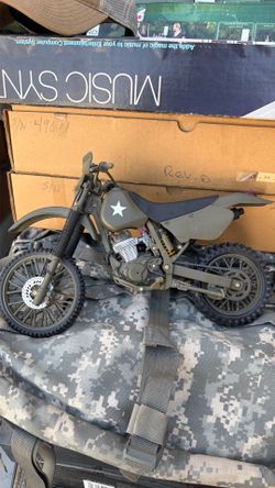 Motorcycle army dirty bike