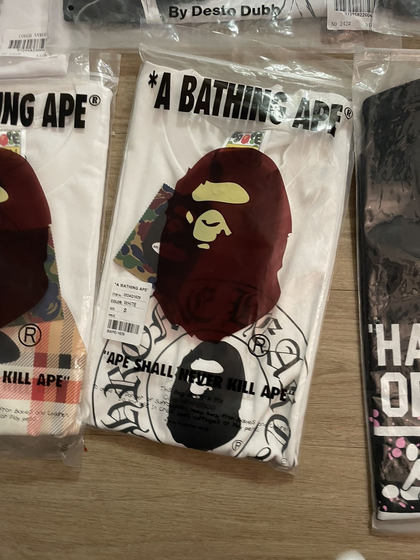 White chromeheart bape