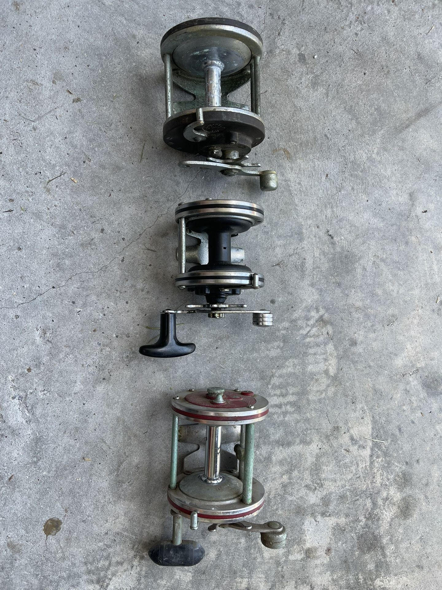 Lot Of (3) Deep Sea Fishing Reels. (Please Read)